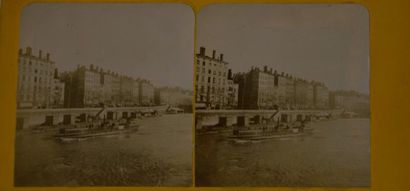 null Lyon en stéréoscopie, 1890/1900
Importante réunion de 39 cartes stéréoscopiques...