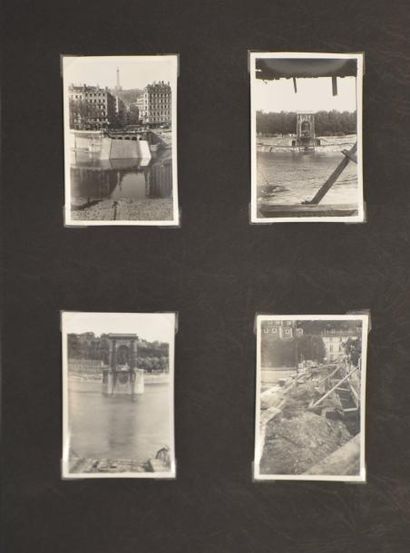 null Les ponts de Lyon détruits, 1944
Intéressante série de 25 photographies des...