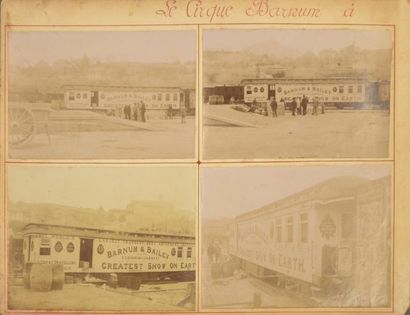 null Le cirque Barnum à Chambéry en 1902
Intéressante réunion de 11 tirages albuminés...