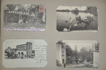 null Cartes postales, 1900
Bel album d'environ 500 cartes postales: France, fantaisies,...