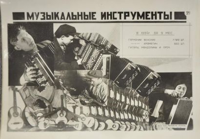 null Russie constructiviste, 1934
Remarquable portfolio comprenant 47 tirages argentiques...