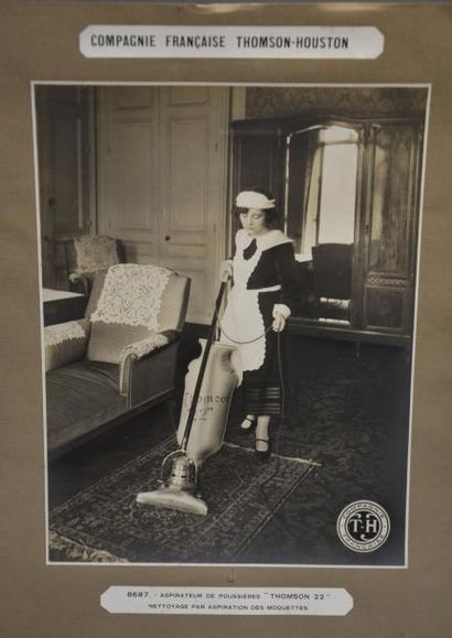 null L'aspirante soubrette, vers 1925
Rare publicité pour la Compagnie Française...