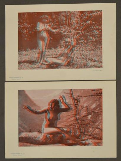Marcel Meys (1886-1972) Le nu exotique, 1930
Rare portfolio comprenant 6 vues prises...
