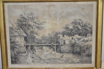 null Jean-Jacques de BOISSIEU (1736 - 1810)

Moulin

Eau-forte d'après Ruysdael

Grand...