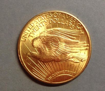null 
Une pièce en or jaune


20 DOLLARS US SAINT GAUDENS 1924


Poids : 33,3 g
...