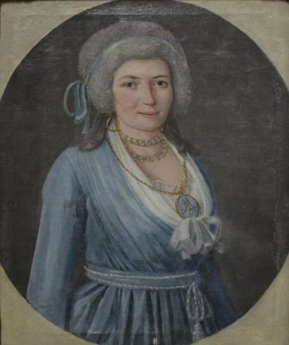 null GAUTEL, école Française de la fin du XVIIIe siècle

Portrait de Marie Malbois...