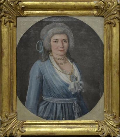 null GAUTEL, école Française de la fin du XVIIIe siècle

Portrait de Marie Malbois...