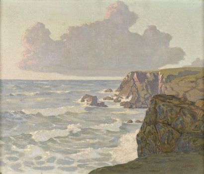 null Louis CYLKOW (1877-1934)

Falaises en bord de mer

Huile sur toile, signée en...