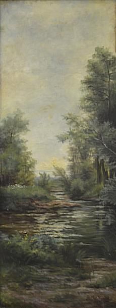 null Emile MARTIN (1865-1941)

Rivière

Huile sur toile signée en bas à droite

H....
