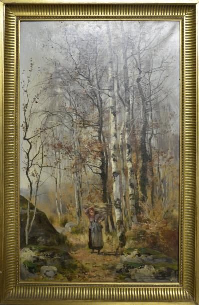 null Fernand LUTSCHER (1843-1923)

Femme au fagot de bois - Chasseur et son chien

Deux...