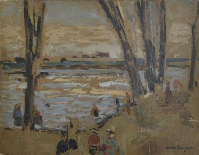 null Odette BOURGAIN (XIXe, XXe siècles)

Dimanche au bord du lac

Huile sur panneau...