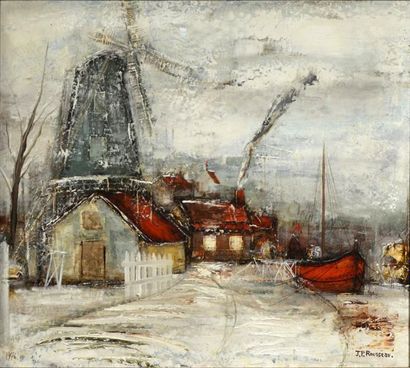 null Jean-Pierre ROUSSEAU (1939)

Port en Hollande

Huile sur toile, signée bas à...
