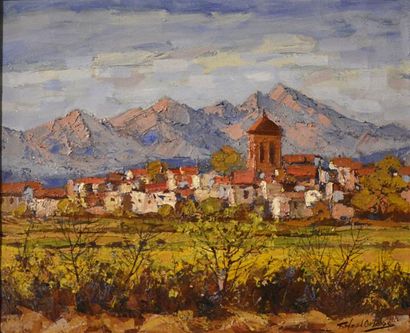 null Raphaël ORTEGA (né en 1932)

Village devant les montagnes

Huile sur toile signée...