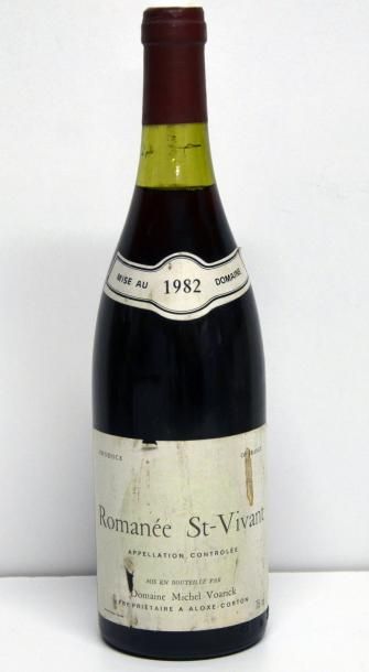 null 1 B ROMANEE ST VIVANT (Grand Cru) 2,5 cm; e.a; clm.s. légères Voarick 1982