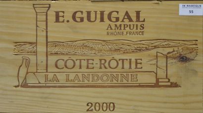 null 1 2 B COTE ROTIE LA LANDONNE (Caisse Bois) Guigal 2000