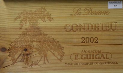 null 1 2 B CONDRIEU LA DORIANE (Caisse Bois) Guigal 2002