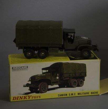 null FRANCE

DINKY TOYS, camion G.M.C. militaire bache (n°809)

Plastique et métal...