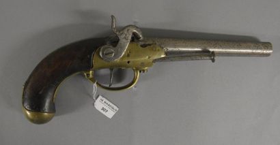 null FRANCE

Pistolet modèle 1777

Transformé à percussion, corps bronze, canon à...