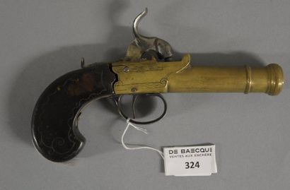 null GRANDE-BRETAGNE

Pistolet à coffre à piston

Corps et canon en bronze, canon...