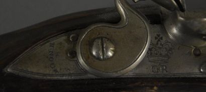 null GRANDE-BRETAGNE

Pistolet réglementaire XVIIIe siècle

Platine col de cygne...