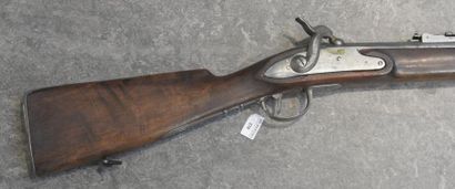 null FRANCE

Mousqueton dans le style 1822 Tbis, calibre 18 mm

Platine à silex transformée...
