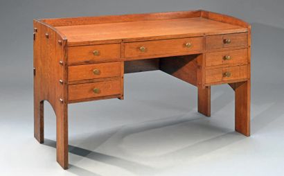 Attribué à Gustav STICKLEY (1858-1952) - AMERICAN CRAFTSMAN MOVEMENT Intéressant...