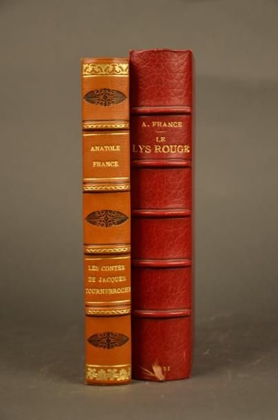 null FRANCE (Anatole). LE LYS ROUGE. PARIS, CALMANN - LÉVY, 1921. Un volume, in-8,...