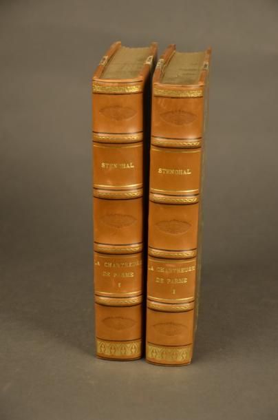 null STENDHAL (Henri Beyle). LA CHARTREUSE DE PARME. PARIS, CYRAL, 1926. Deux volumes,...