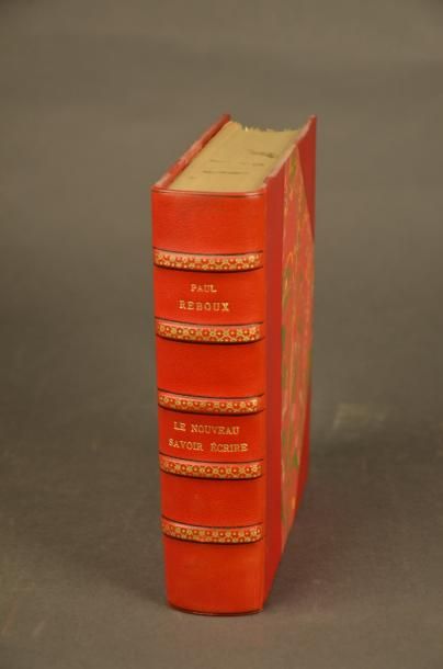 null REBOUX (Paul). LE NOUVEAU SAVOIR - ÉCRIRE. PARIS, FLAMMARION, 1933. Un volume,...