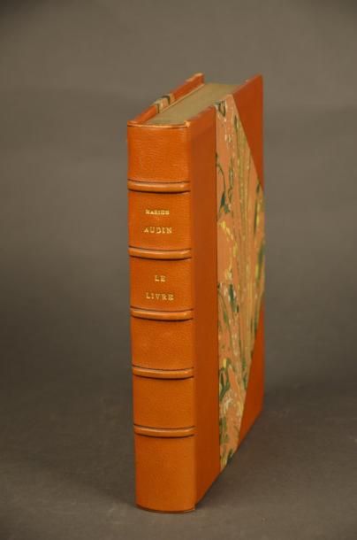 null AUDIN, (Marius). LE LIVRE. Préface d’Henri Focillon. PARIS, CRÈS, 1924. Un volume,...