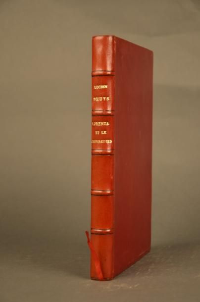 null DHUYS (Lucien). LORENZA ET LE CHÈVREPIED. PARIS, BLAIZOT, 1927. Un volume, grand...