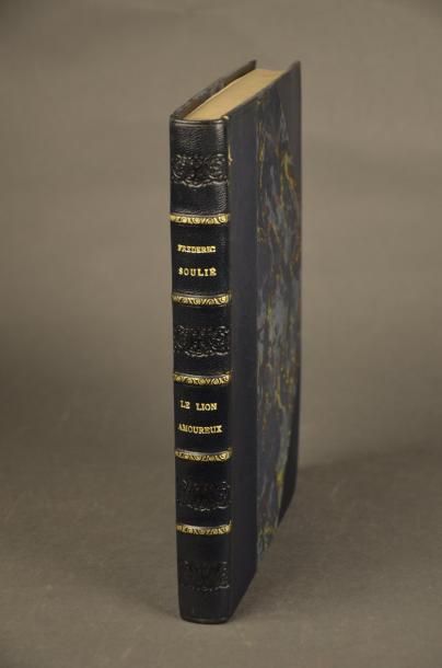null SOULIÉ (Frédéric). LE LION AMOUREUX. PARIS, LA TRADITION, 1937. Un volume, grand...
