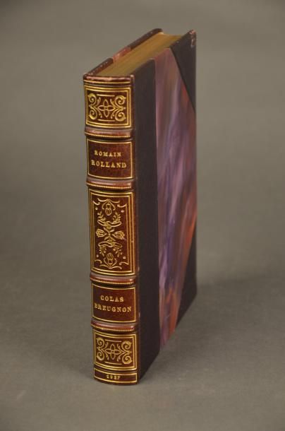 null ROLLAND (Romain). COLAS BREUGNON. PARIS, MORNAY, 1927. Un volume, in-8, demi-reliure...