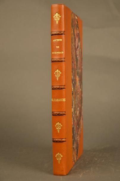 null GOBINEAU (Arthur de). SCARAMOUCHE - Nouvelle. PARIS, LÉON PICHON, 1922. Un volume,...