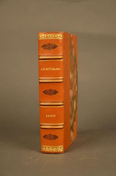 null HUYSMANS (J. - K .). LA - BAS. PARIS, CRÈS, 1912. Un volume, in-8, demi-reliure...