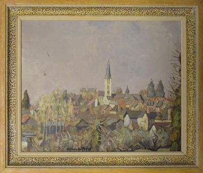 null Édouard MAHÉ (1905-1992)

Le village en automne

Huile sur toile, signée en...