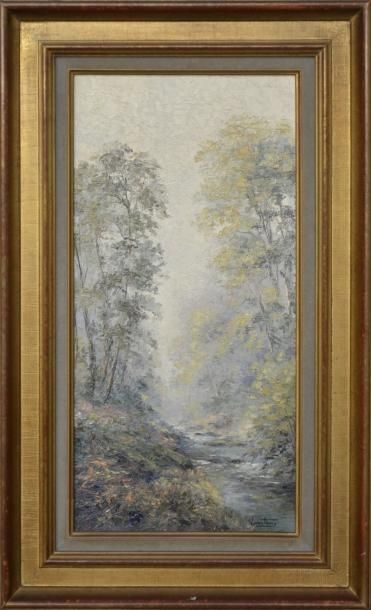 null Gaston THIERY (1922-2013)

Le ruisseau

Huile sur toile signée en bas à droite

H....