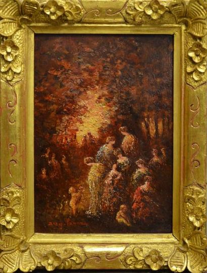 null Auguste PANON (XIXe - XXe siècle)

Nymphes dans la forêt

Huile sur panneau...