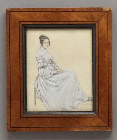 null Karl Friedrich GERNLER (1811-1880)

Jeune femme à la robe bleue

Aquarelle sur...