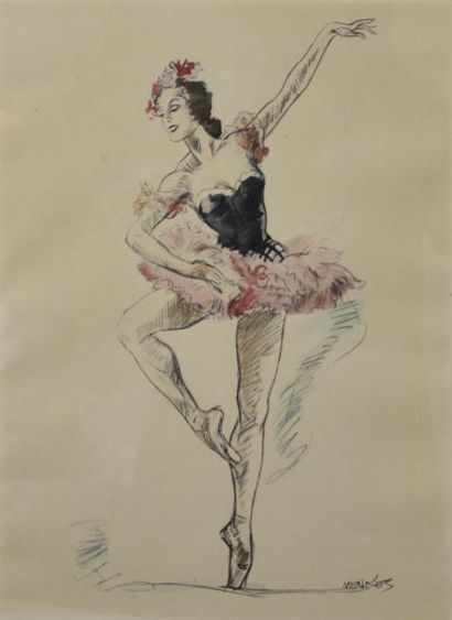 null Frédéric MENKES, Ecolé Française du XXe siècle

Danseuses

Suite de quatre aquarelles...