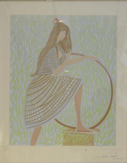 null Louis-François TOUCHAGUES (1893-1974)

Jeune fille au cerceau

Lithographie...