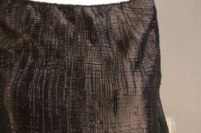 null GUY LAROCHE Collection par Elbaz Robe courte en soie polyester plissée froncée...