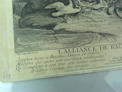 null D'après Noël-Nicolas COYPEL (1690-1734), gravé par LE BAS

L'Alliance de Vénus...