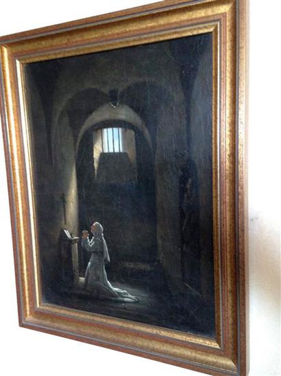 null Ecole LYONNAISE vers 1820, entourage de FLEURY-RICHARD

Nonne priant dans sa...