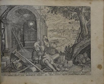 ESTAMPES Attribué à Johan SADELER (1550-1600) Fort recueil composite de planches...