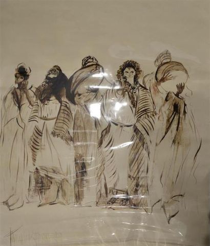 Art moderne et contemporain Marie -Antoinette BOULLARD-DEVE (1890 - 1970) Danseuses...