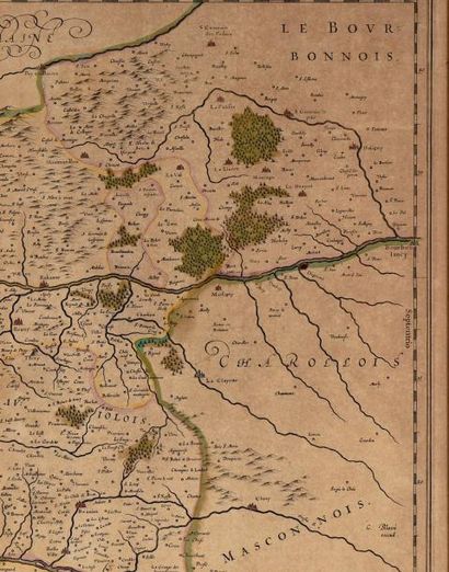 ECOLE FRANCAISE ** Carte du pays Lyonnais
Estampe
H. 40 cm - L. 60 cm
On joint deux...