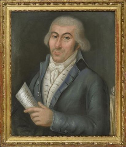 École FRANÇAISE du XVIIIe siècle Portrait présumé de Monsieur et Mme Deschamps
Paire...