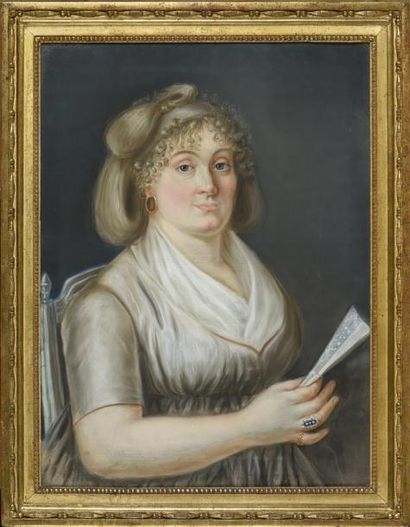 École FRANÇAISE du XVIIIe siècle Portrait présumé de Monsieur et Mme Deschamps
Paire...