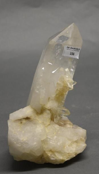 Minéraux - Fossiles - Coquillages QUARTZ, pointe de cristal de roche Brésil, XXe...